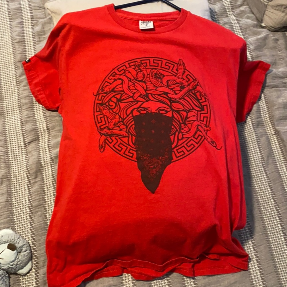 Crooks and Castles Red Medusa Shirt.
